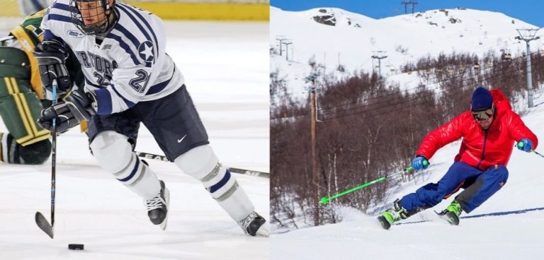 skating vs skiing