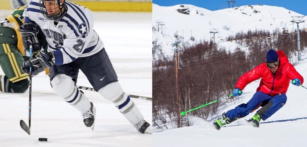 skating vs skiing