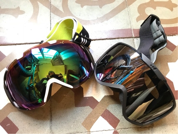 ski goggle shapes