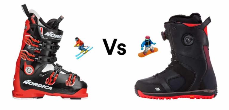 ski vs snowboard boots
