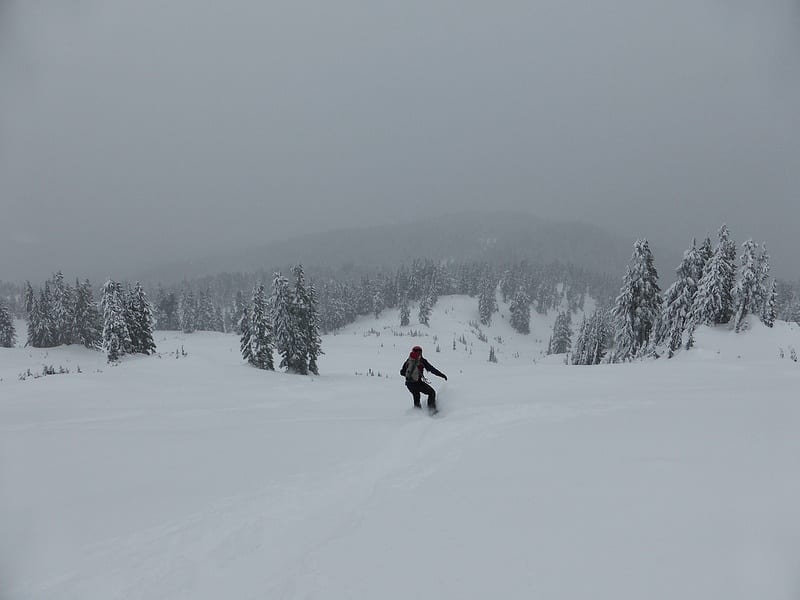 low visibility skiing