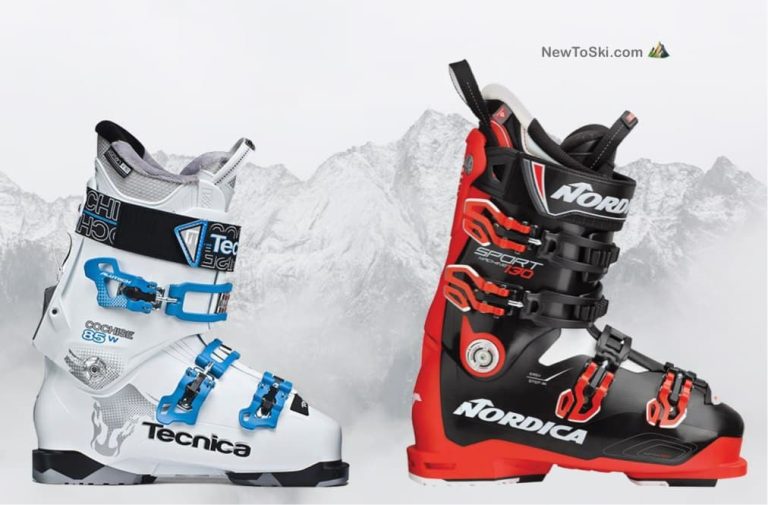 men vs women's ski boot