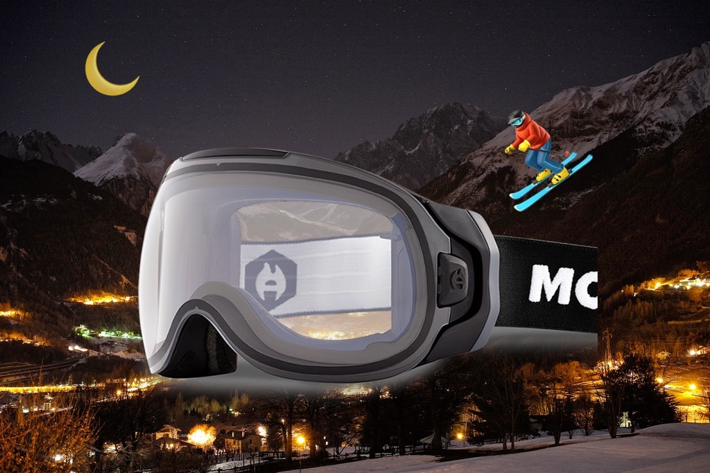 best night ski goggles