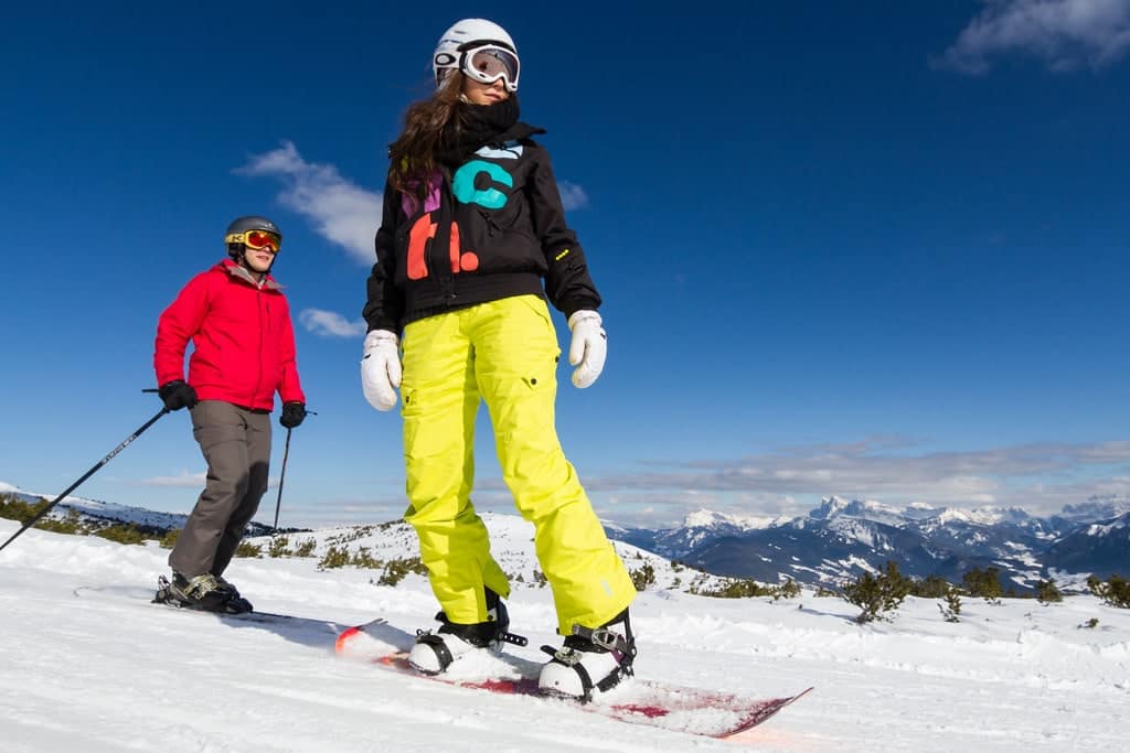 ski and snowboard