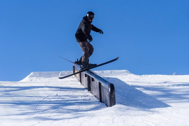 sliding on a rail
