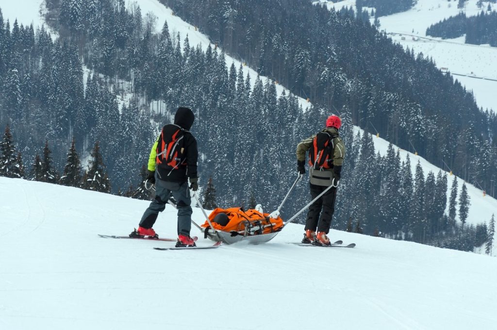 Ski patrol team
