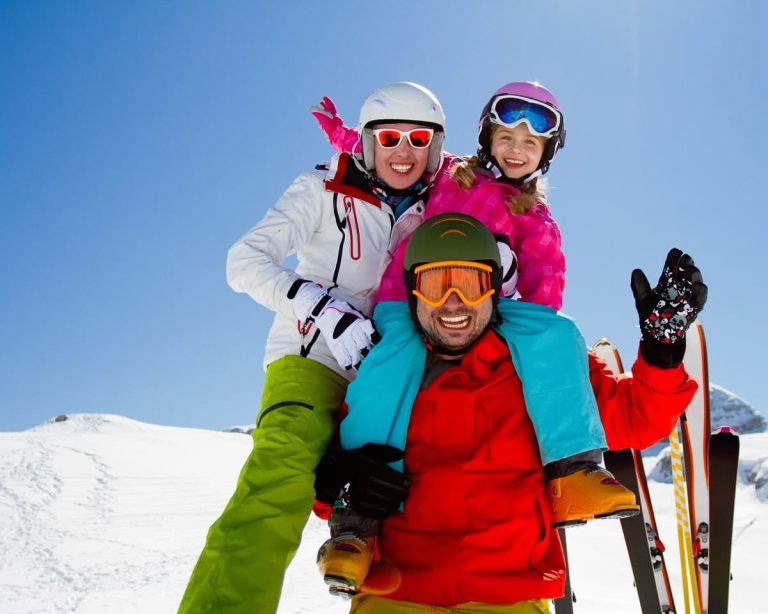 family skier