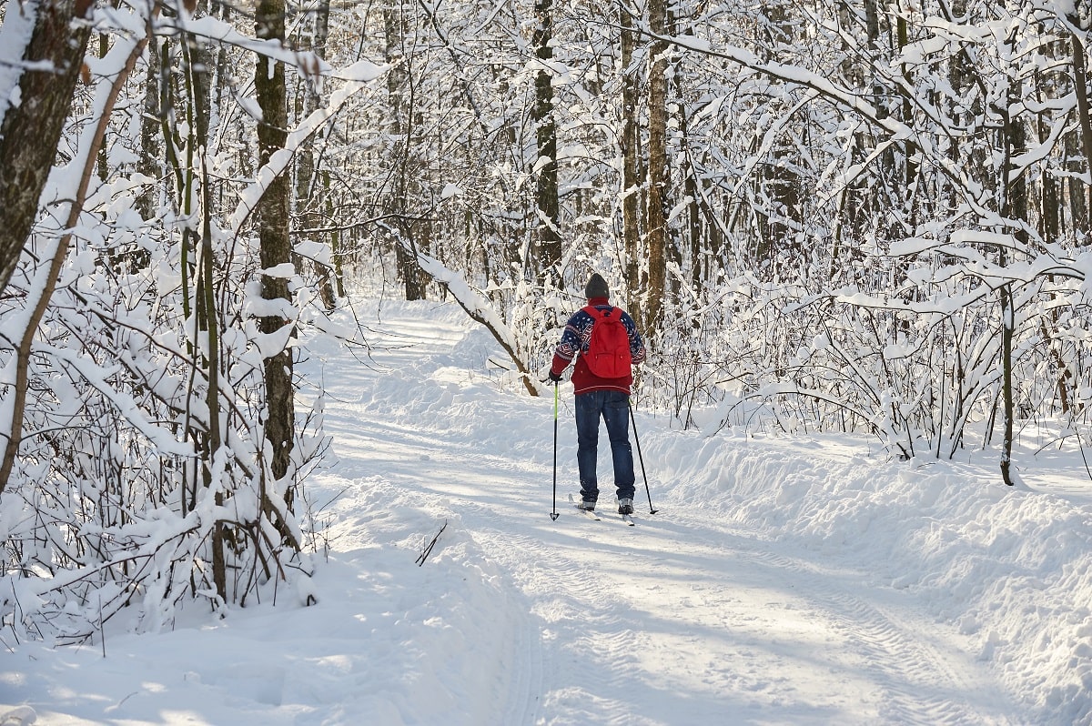 ski in jeans