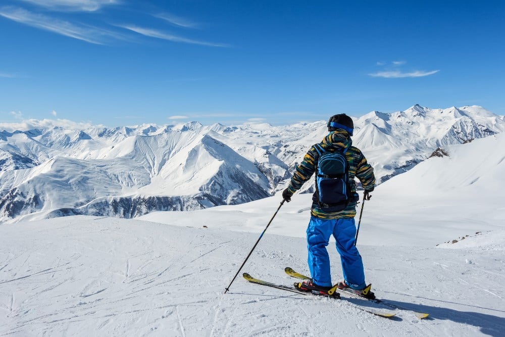 Blue Skier Pants