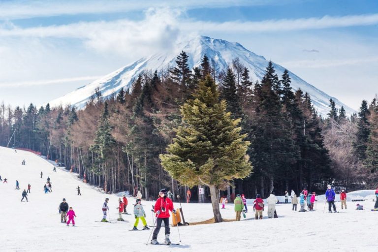 Mt Fuji skiing