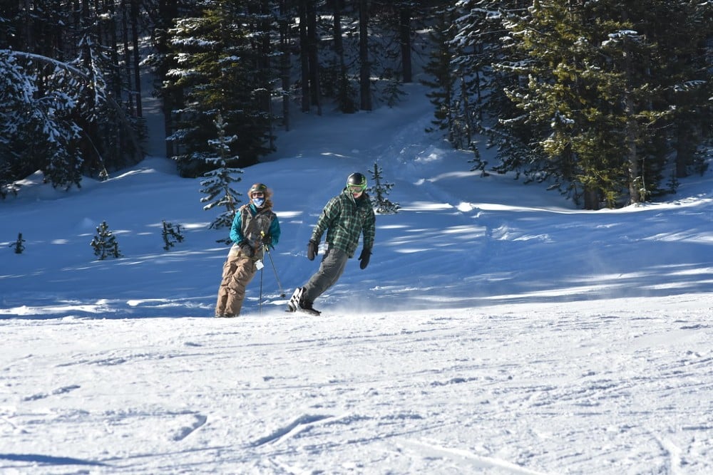 Skiing at Anthony