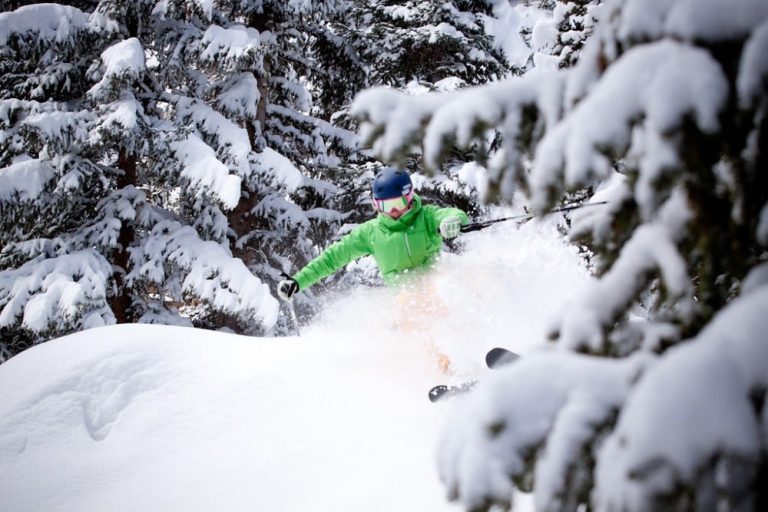 Spring skiing in Colorado