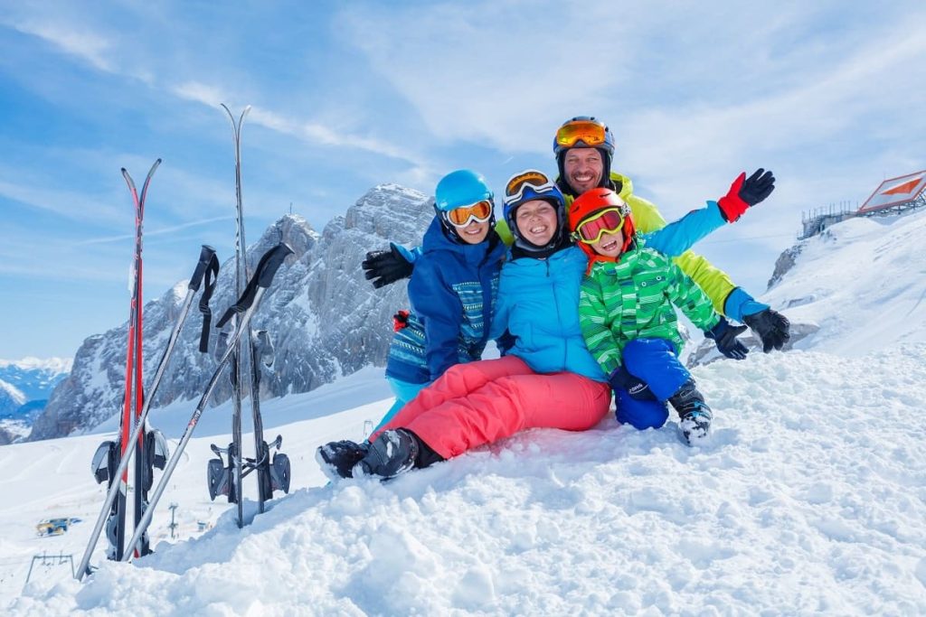 happy skier