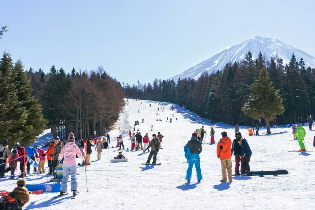 snow resort Mt Fuji
