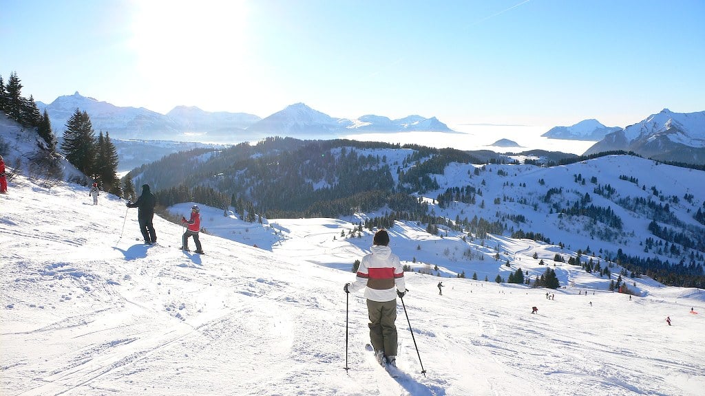 France ski view
