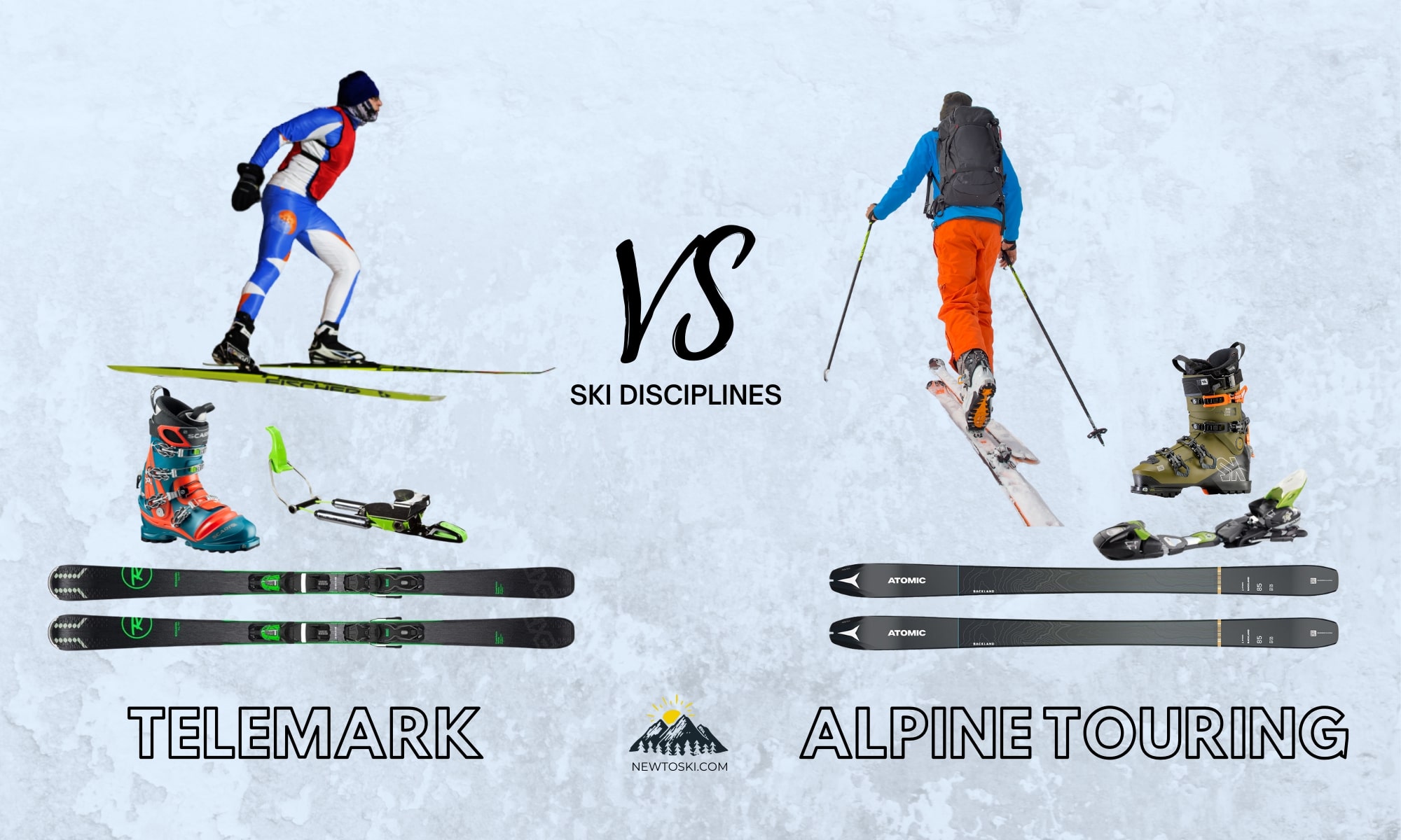 Telemark Skis vs Alpine Touring Skis 1