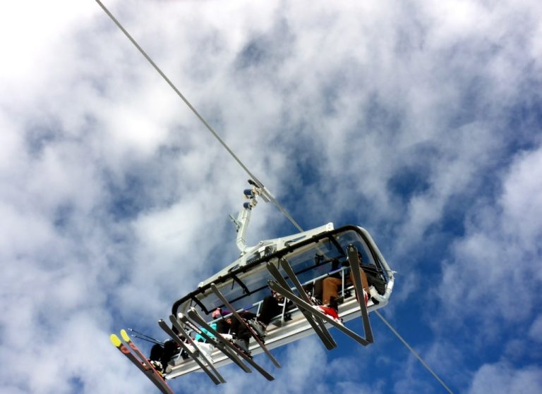 chair lift top view