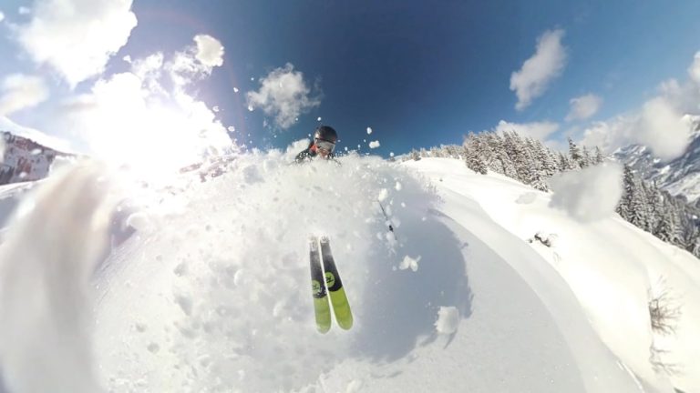extreme skiing