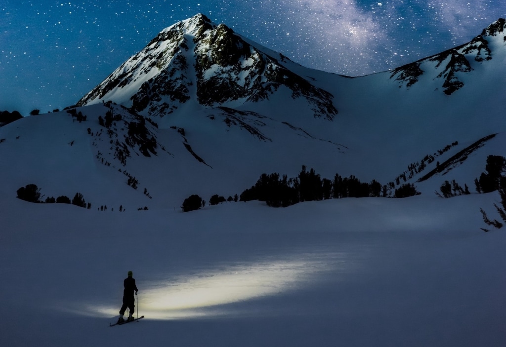 night skiing