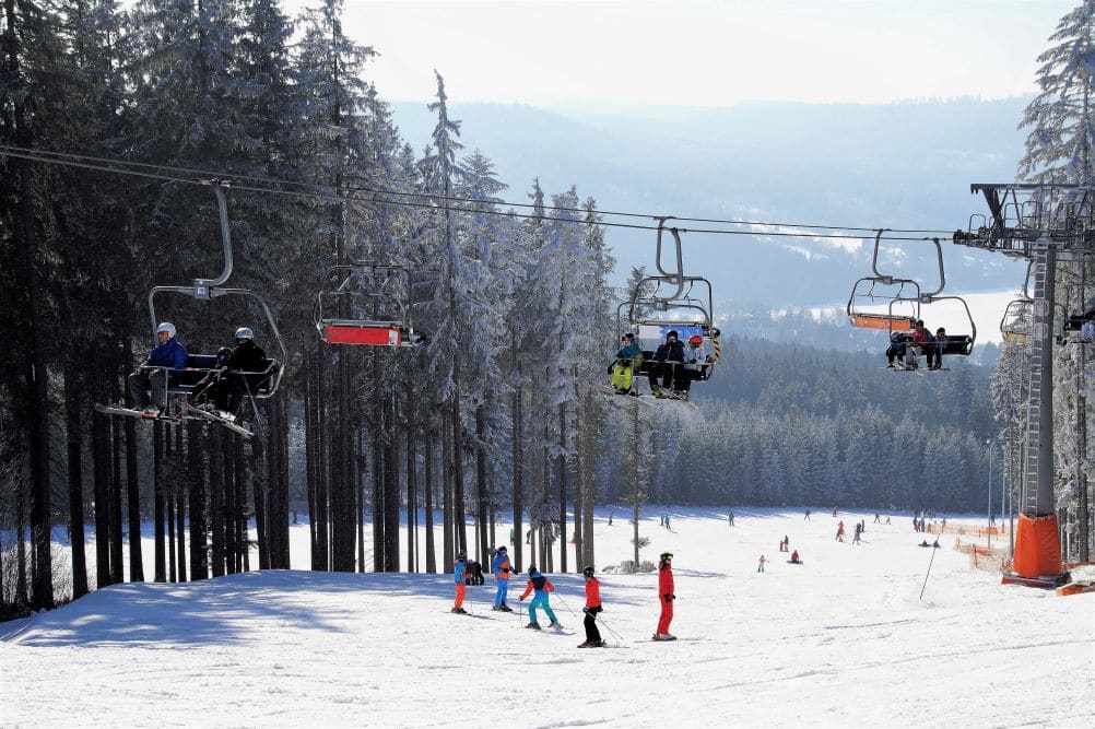 ski lift skis
