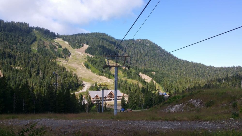 ski resort without snow