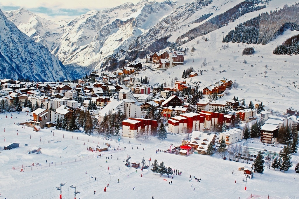 skiing france