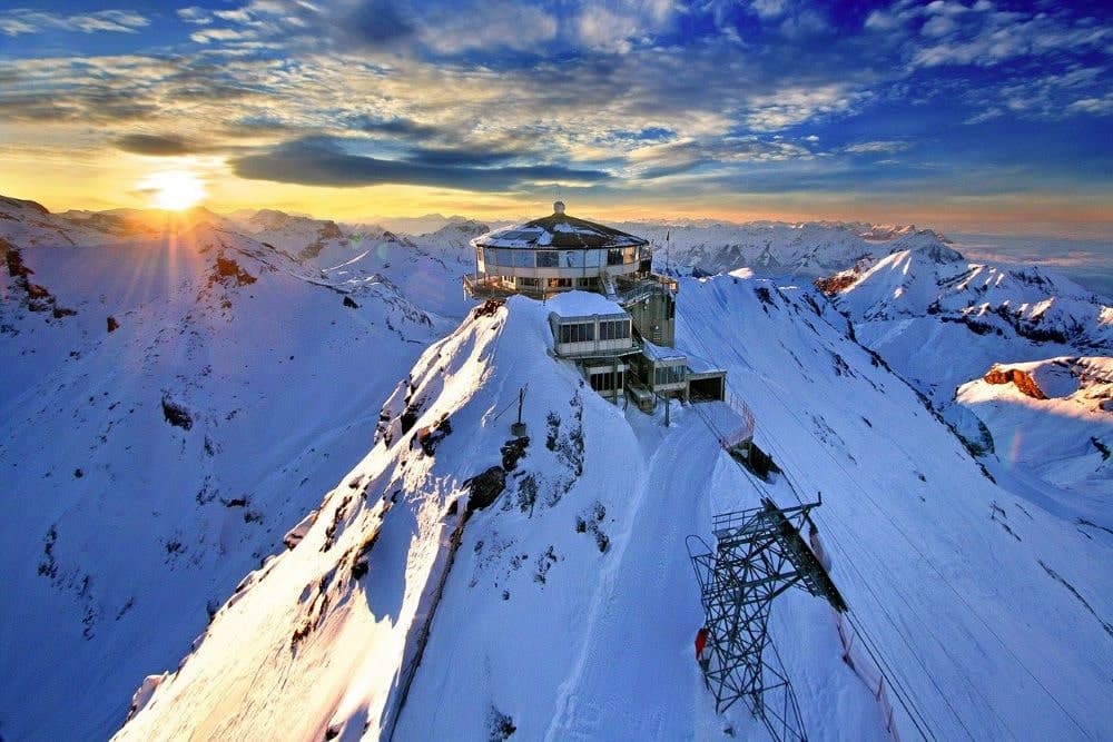 skiing in switzerland