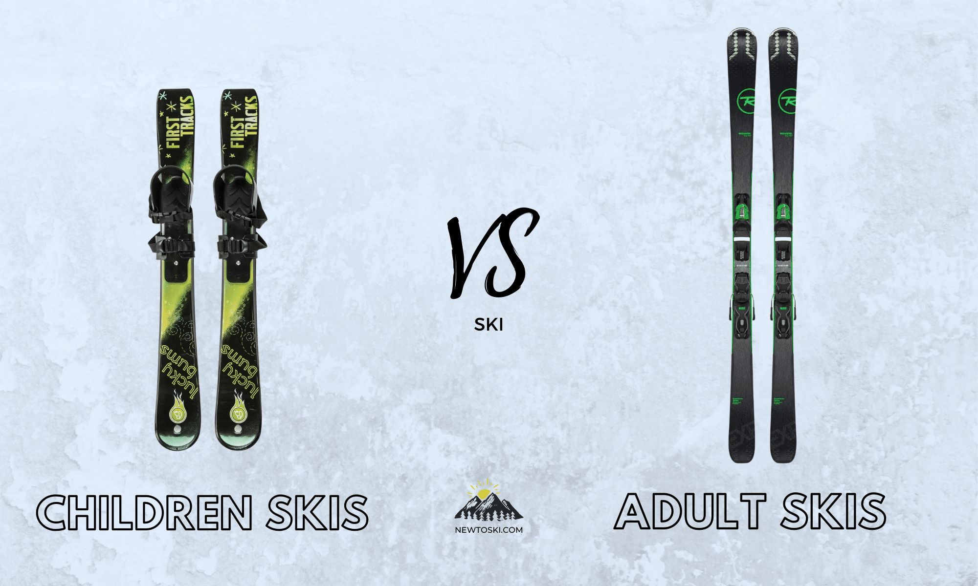 Children Skis vs Adult Skis