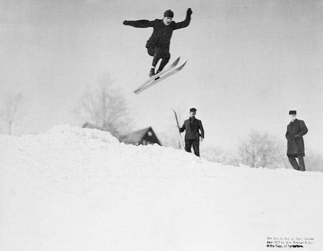 Ski jumping old pic