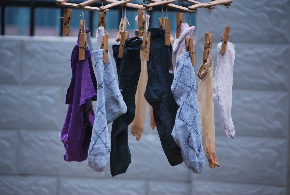 hanging socks