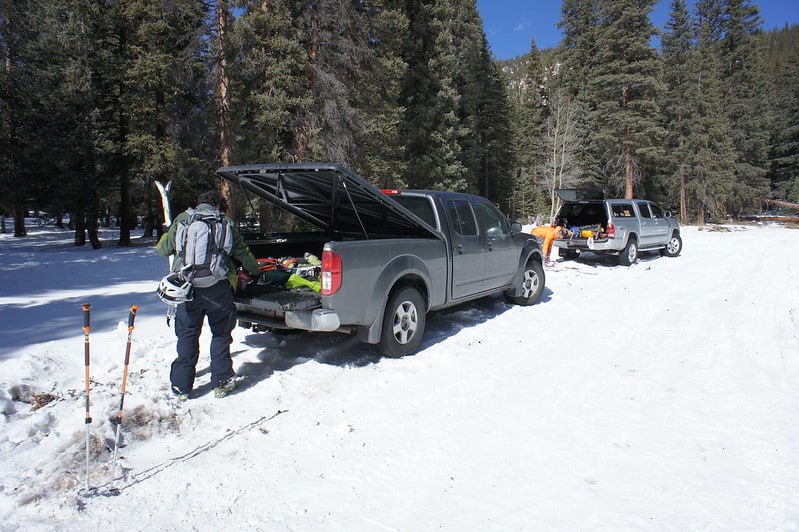 ski trip car