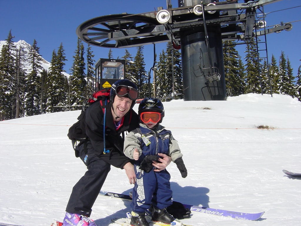 First time Skiing