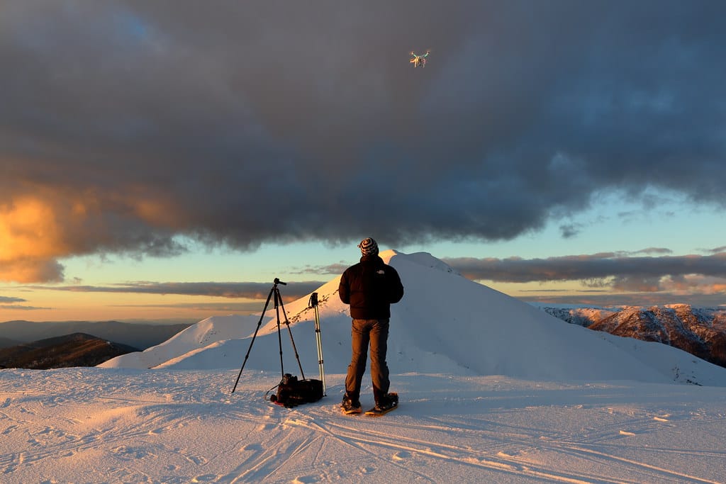 Mount Feathertop Drone