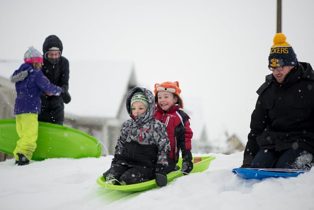 Sledding Buddies