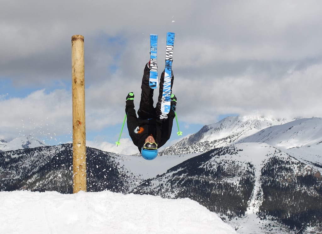 ski backflip