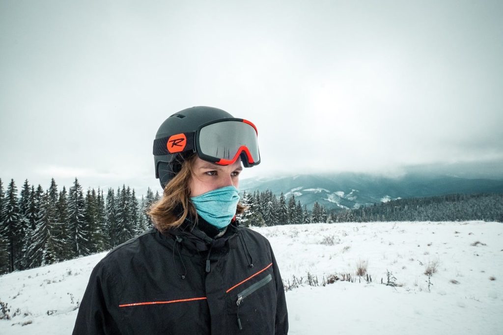 skier snow winter