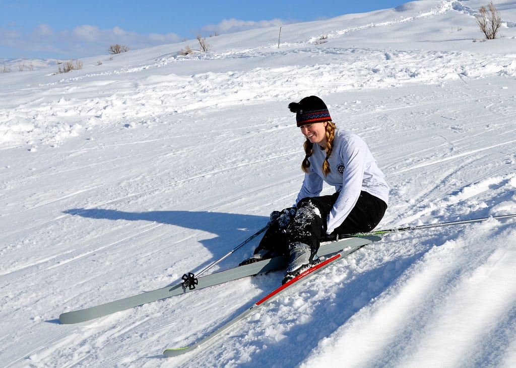 woman skier