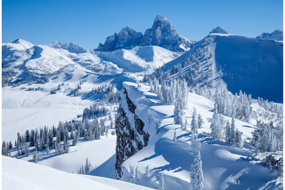 Teton Range viewed from Grand Targhee