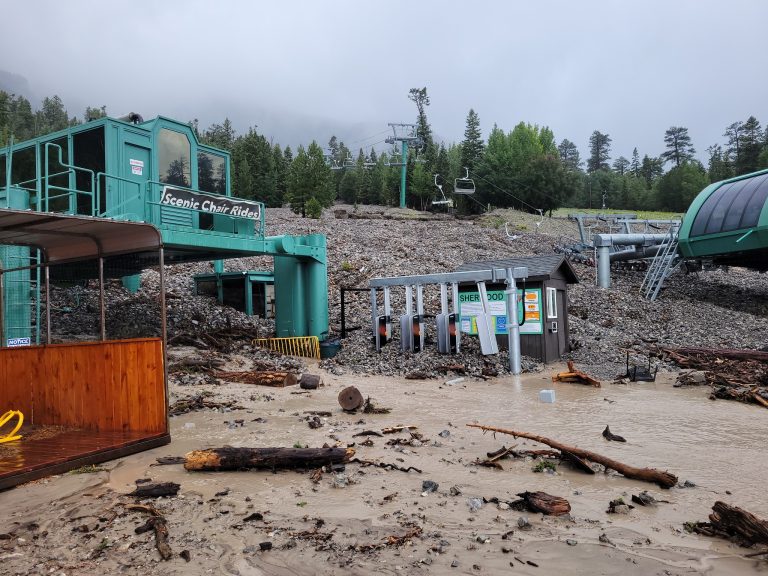 Damaged Lee Canyon