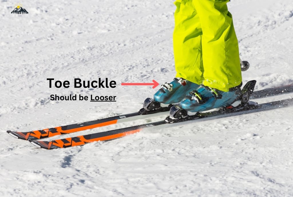 toe buckl ski boots